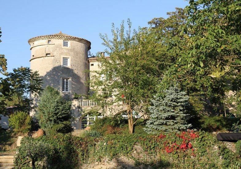 Chateau De Mauras Chomérac Buitenkant foto